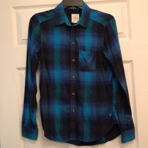 American eagle flannel vintage boyfriend shirt
